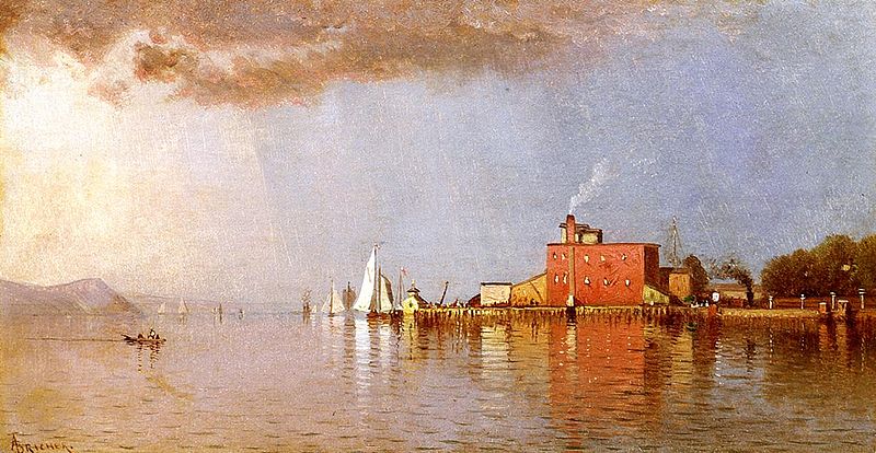 Alfred Thompson Bricher Along the Hudson